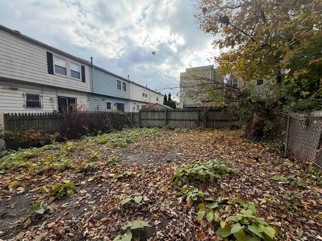 a backyard of a house