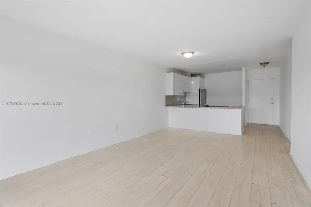 a view of a kitchen counter top space
