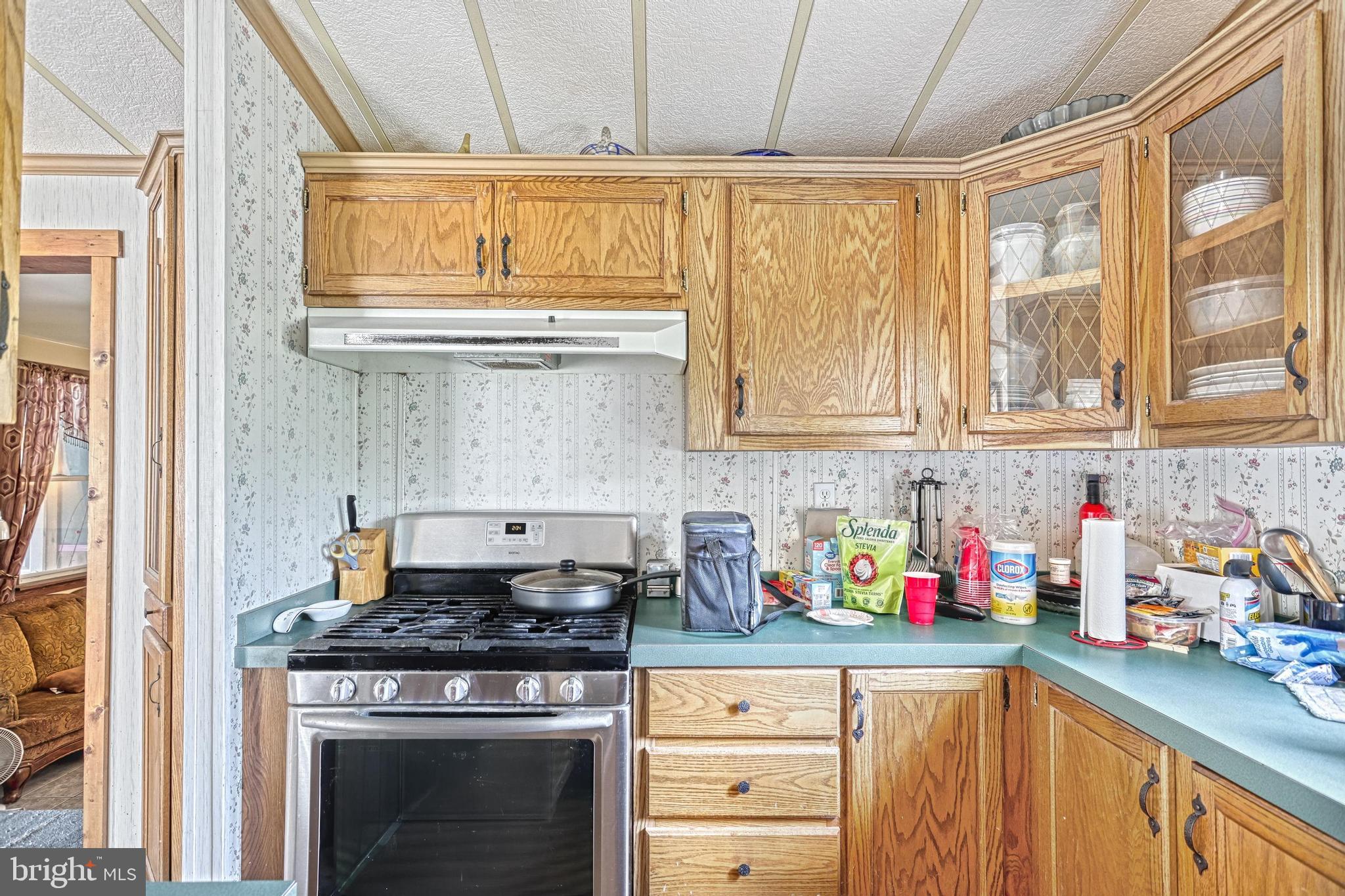13859 Ebaugh Road Stewartstown, PA 17363 - Photo 13 of 61 a kitchen with stainless steel appliances granite countertop a stove and a sink