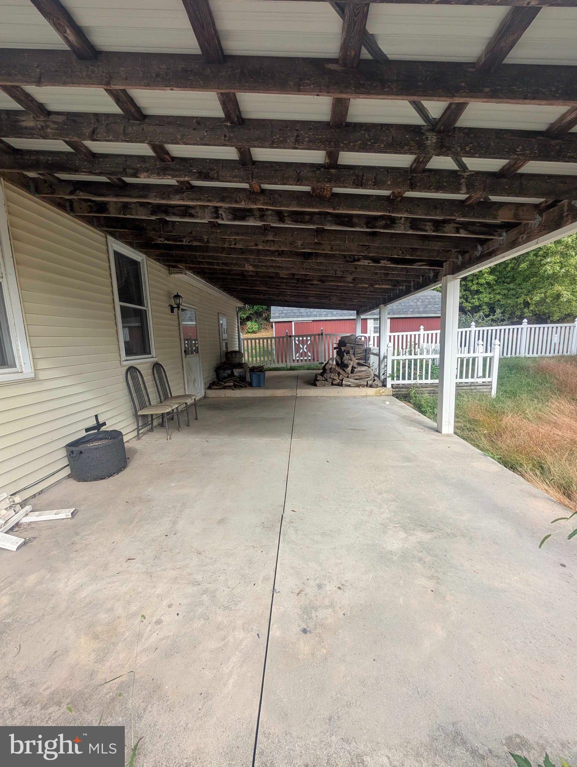 13859 Ebaugh Road Stewartstown, PA 17363 - Photo 55 of 61 a view of empty room with wooden ceiling