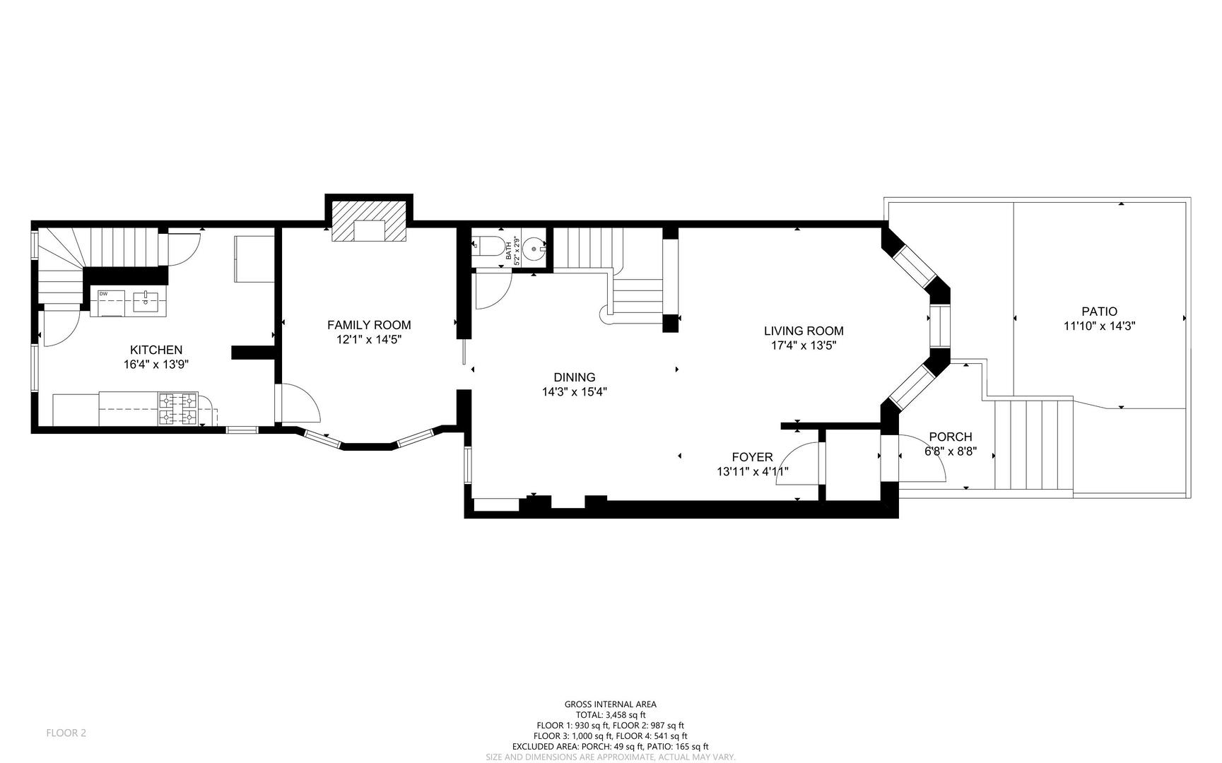 1529 East Marquette Road Chicago, IL 60637 - Photo 35 of 37 a picture of a floor plan