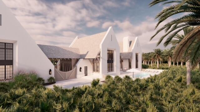 Lot 234 Quail Hollow Inlet Beach, FL 32461 - Photo 3 of 24 a view of a house with a yard and plants