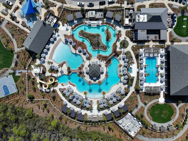 a picture of a table and a fire pit