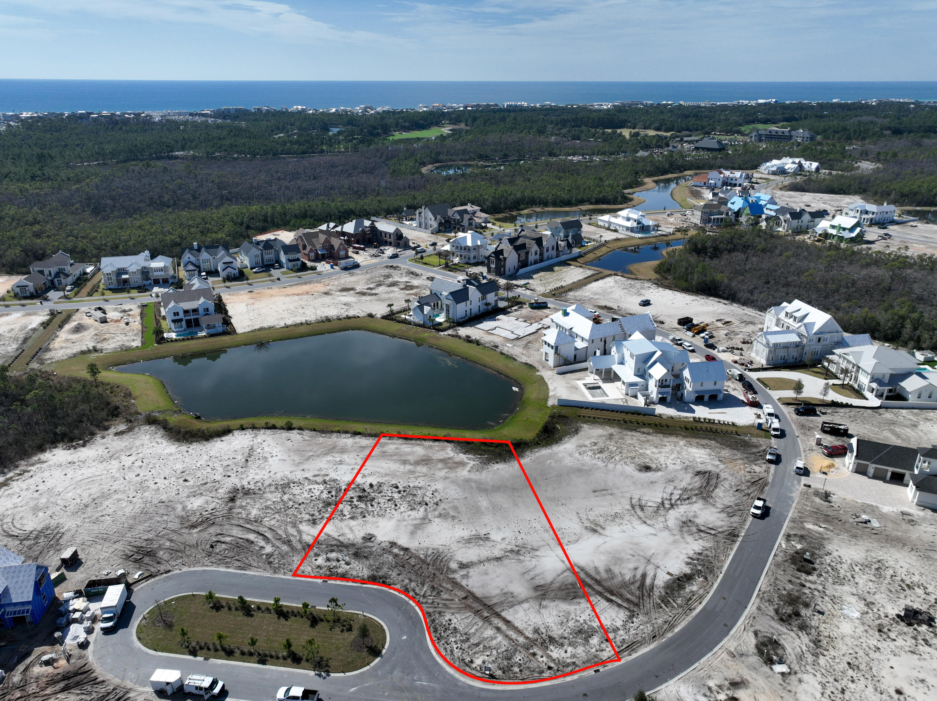Lot 234 Quail Hollow Inlet Beach, FL 32461 - Photo 8 of 24 a view of a ocean view of a lake