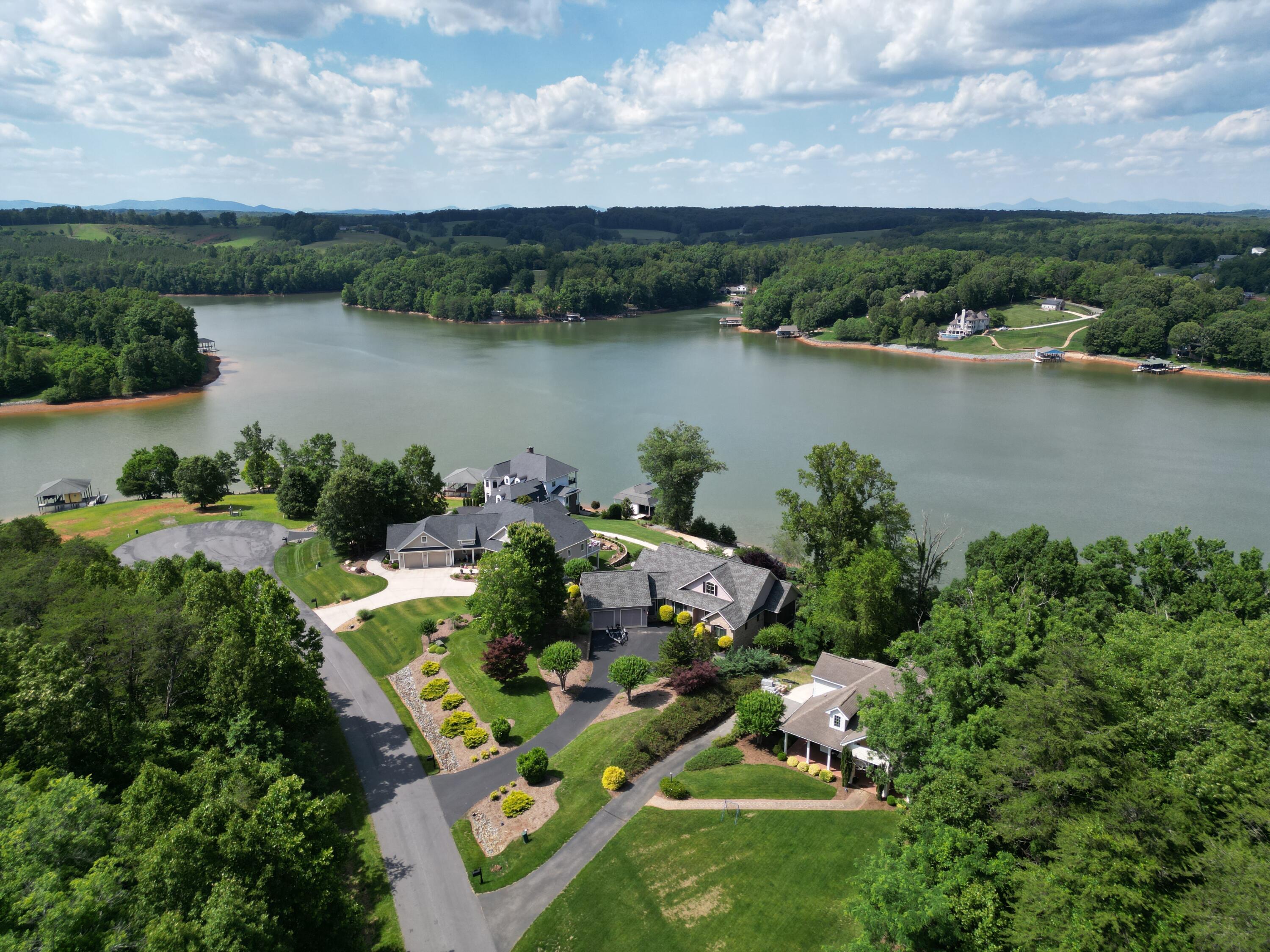 0 Ivy Lane Union Hall, VA 24176 - Photo 9 of 20 an aerial view of a house with a lake view