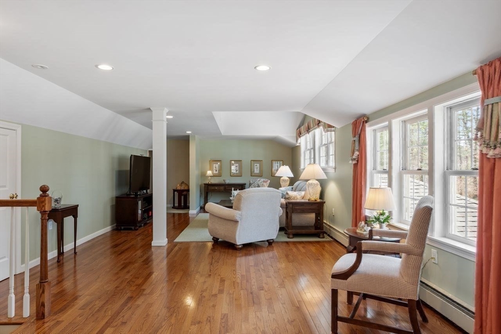 17 Enfield Drive Andover, MA 01810 - Photo 19 of 37 a living room with furniture and wooden floor