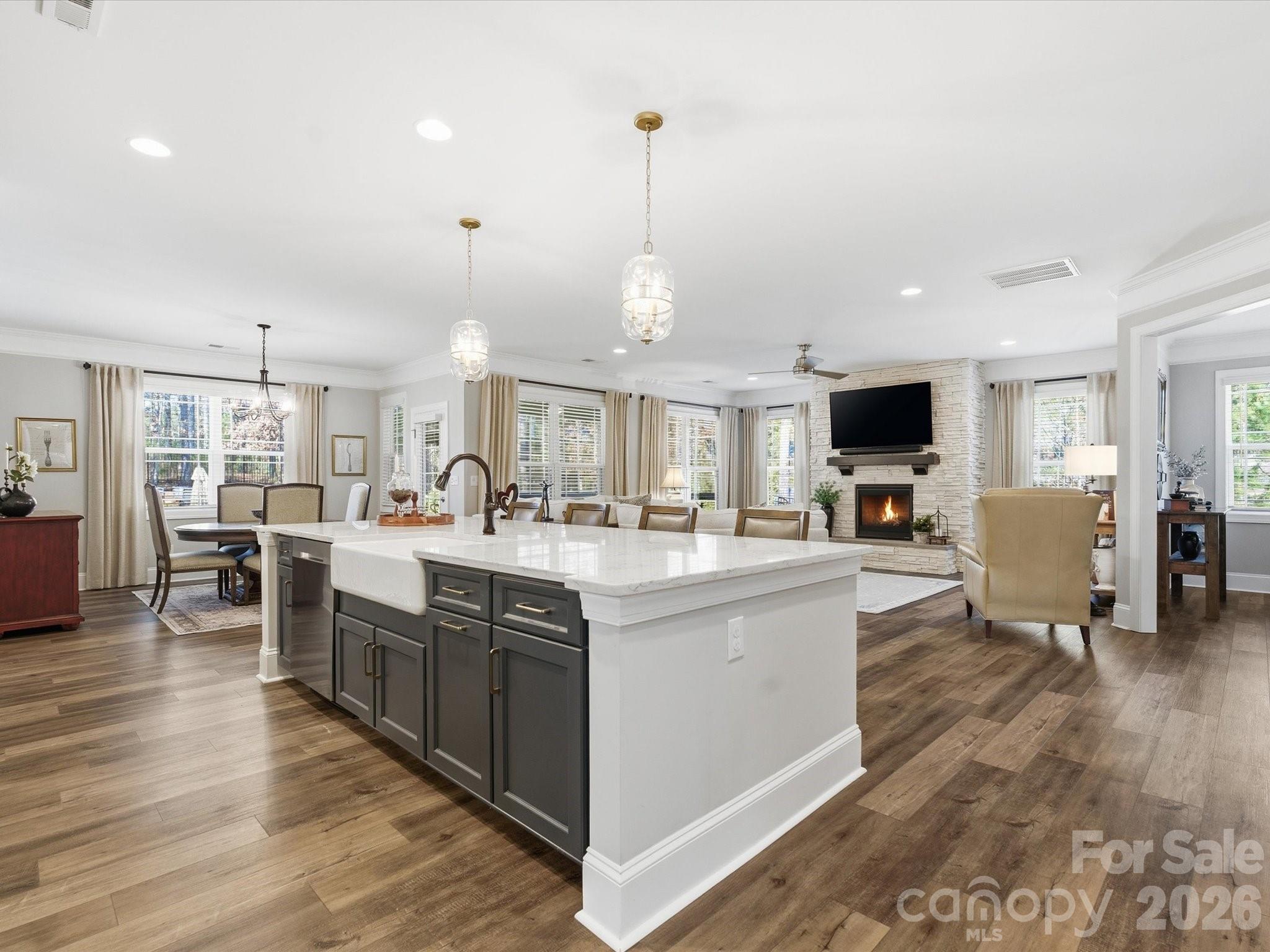 4166 Persimmon Road Lancaster, SC 29720 - Photo 10 of 41 a large kitchen with lots of counter space and appliances