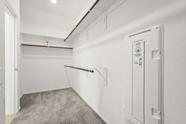 a view of walk in closet