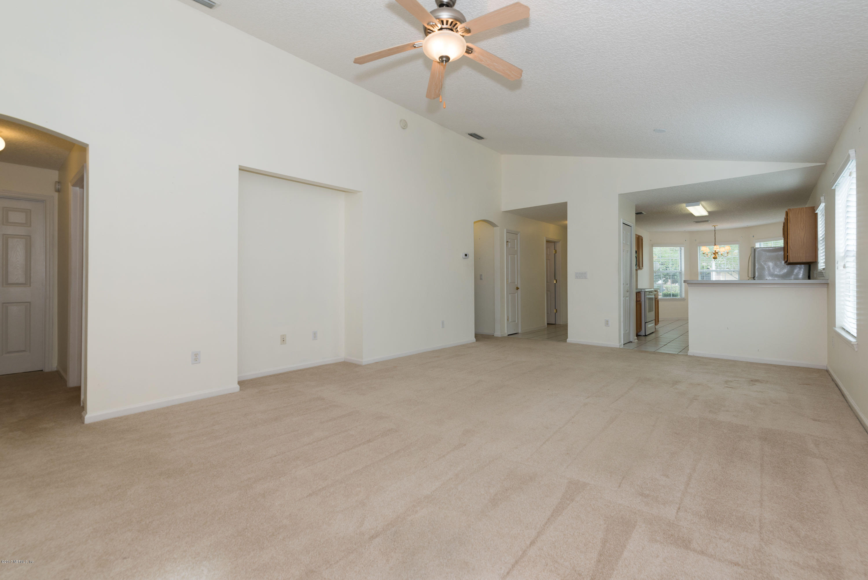 1789 Keswick Road St. Augustine, FL 32084 - Photo 12 of 42 LIving Room with Vaulted Ceilings