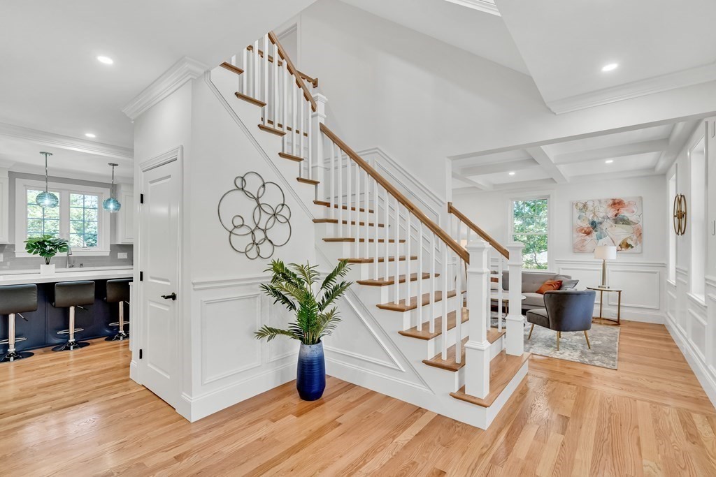 19 Patterson Road Lexington, MA 02421 - Photo 4 of 42 a view of entryway with wooden floor
