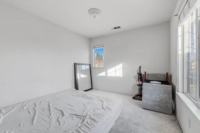 a view of empty room with a window