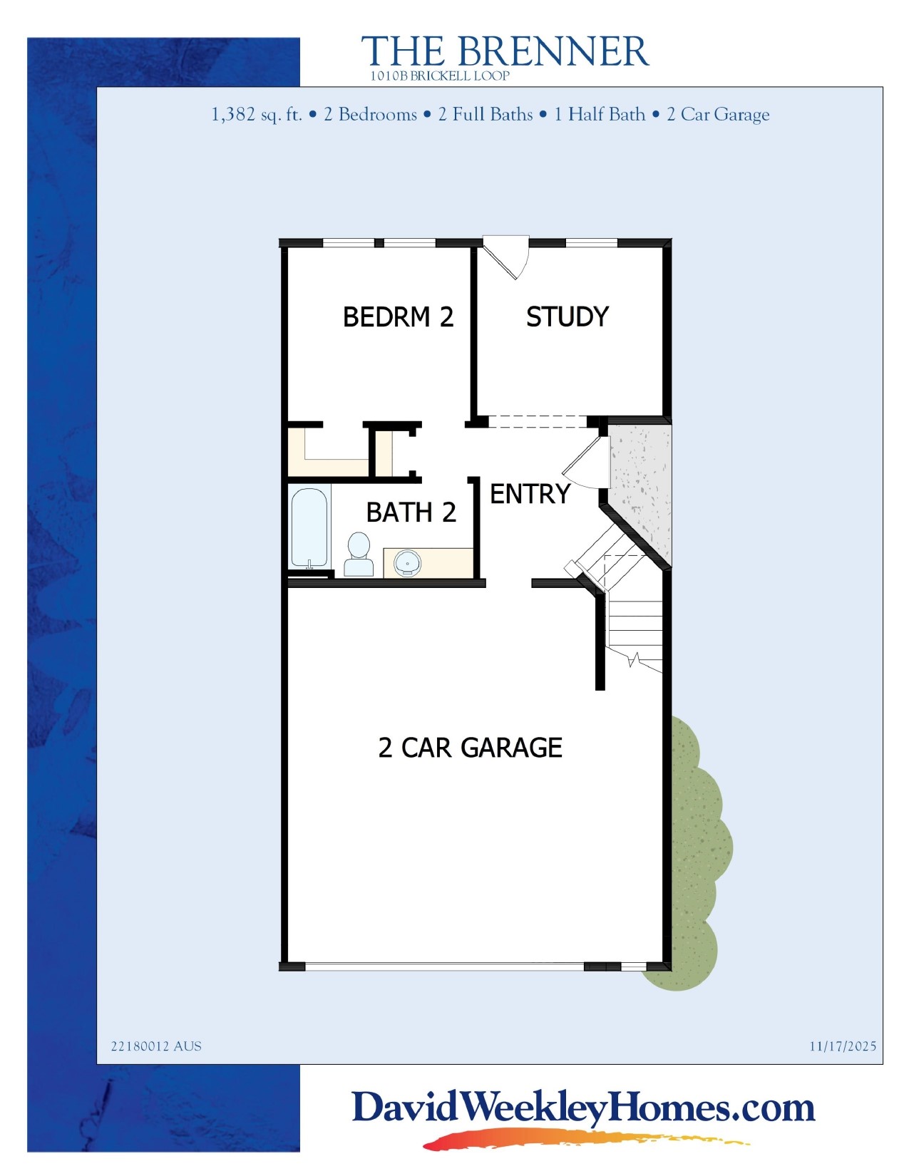 1010 B Brickell Loop Austin, TX 78744 - Photo 13 of 14 Floor Plan - 1st Floor