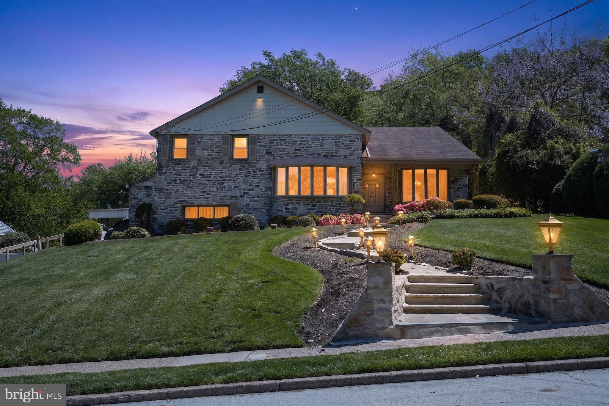 1912 Cobden Road Glenside, PA 19038 - Photo 1 of 30 a front view of a house with garden
