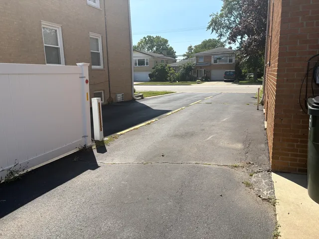 a view of a backyard of a house