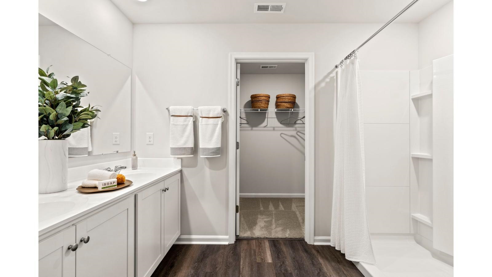 27 George William Lane Lexington, VA 24450 - Photo 13 of 22 a storage room with wooden floor and cabinets