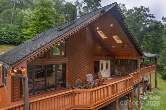 a view of outdoor space and deck