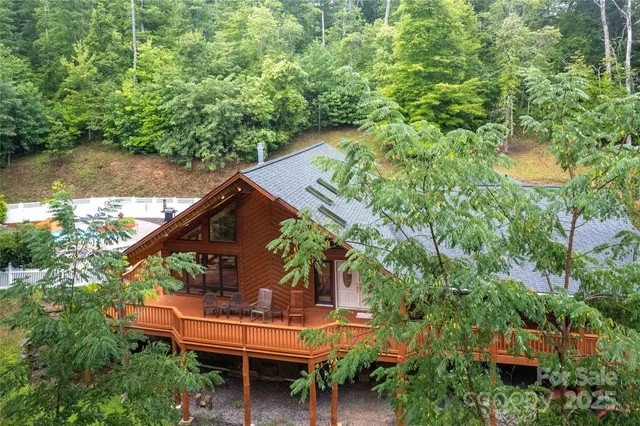a view of outdoor space and trees