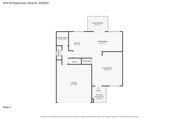 $2,205 | 9415 Virginia Avenue, Phoenix, AZ 85037