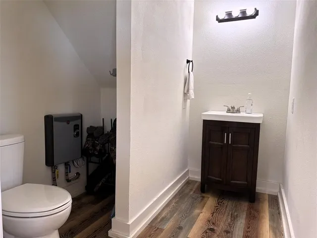 a view of wooden floor