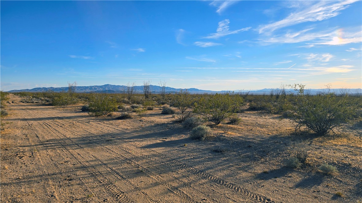 245-24-060 South Roll Road Yucca, AZ 86438 - Photo 13 of 26 a view of a dry yard with wooden fence