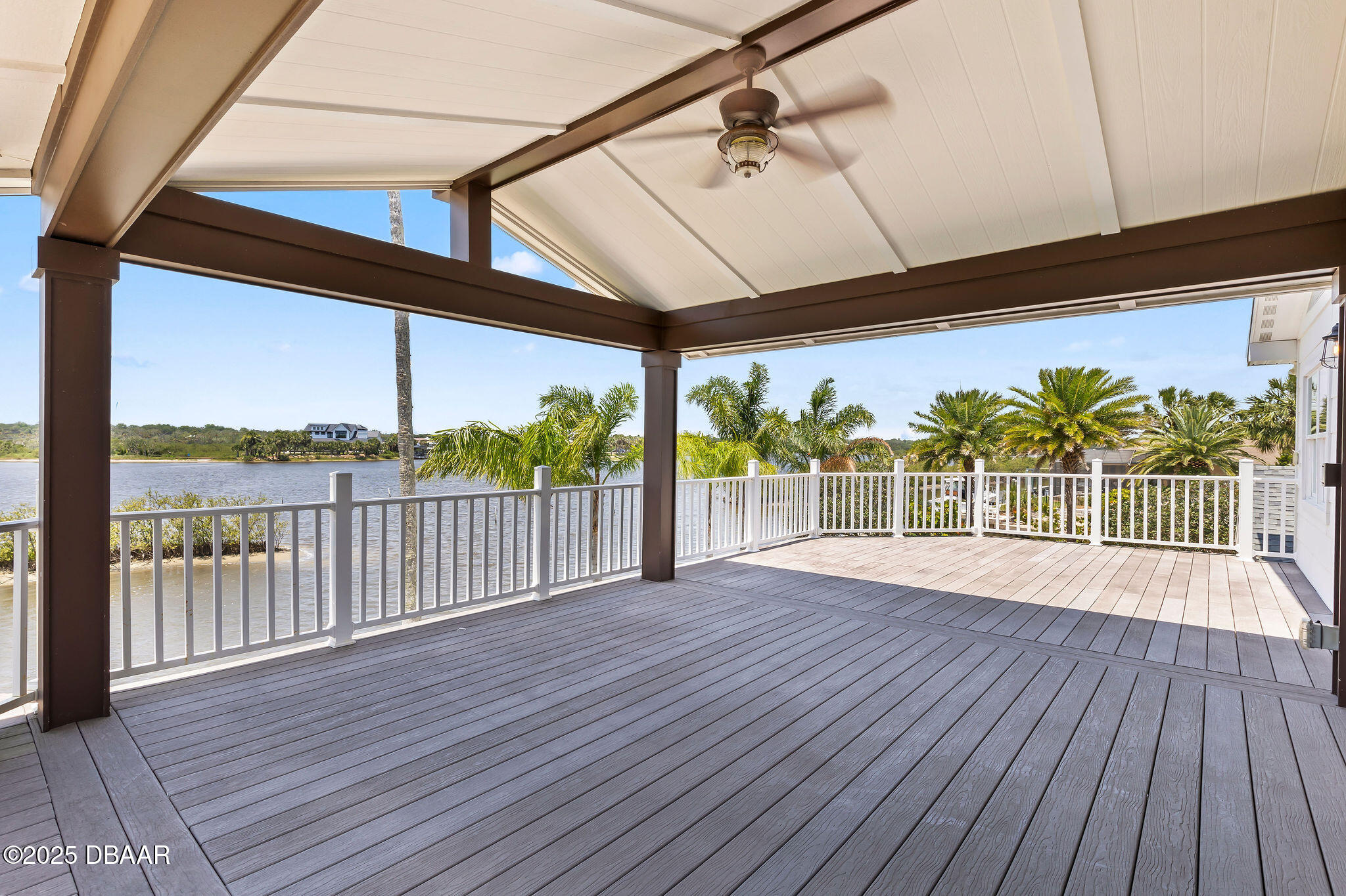 604 Springdale Drive Flagler Beach, FL 32136 - Photo 53 of 78 a view of a balcony with wooden floor