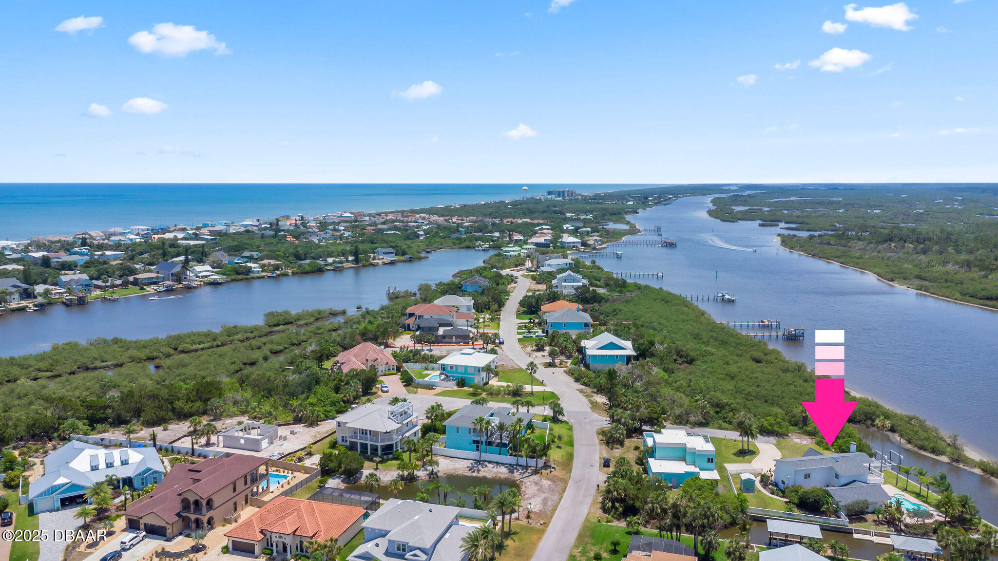 604 Springdale Drive Flagler Beach, FL 32136 - Photo 74 of 78 an aerial view of multiple house