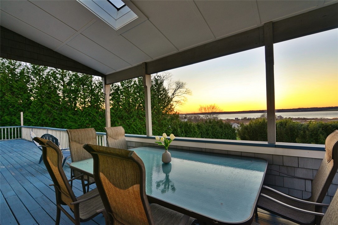 55 West Main Road Little Compton, RI 02837 - Photo 19 of 35 Deck off primary bedroom, accessible from living and dining room via sliders.