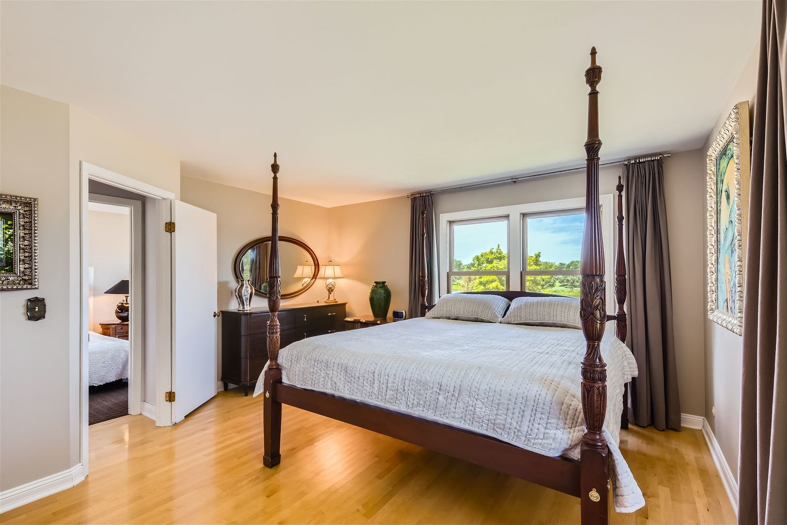 1365 Freeman Road Hoffman Estates, IL 60192 - Photo 13 of 49 a bedroom with a bed window and a table