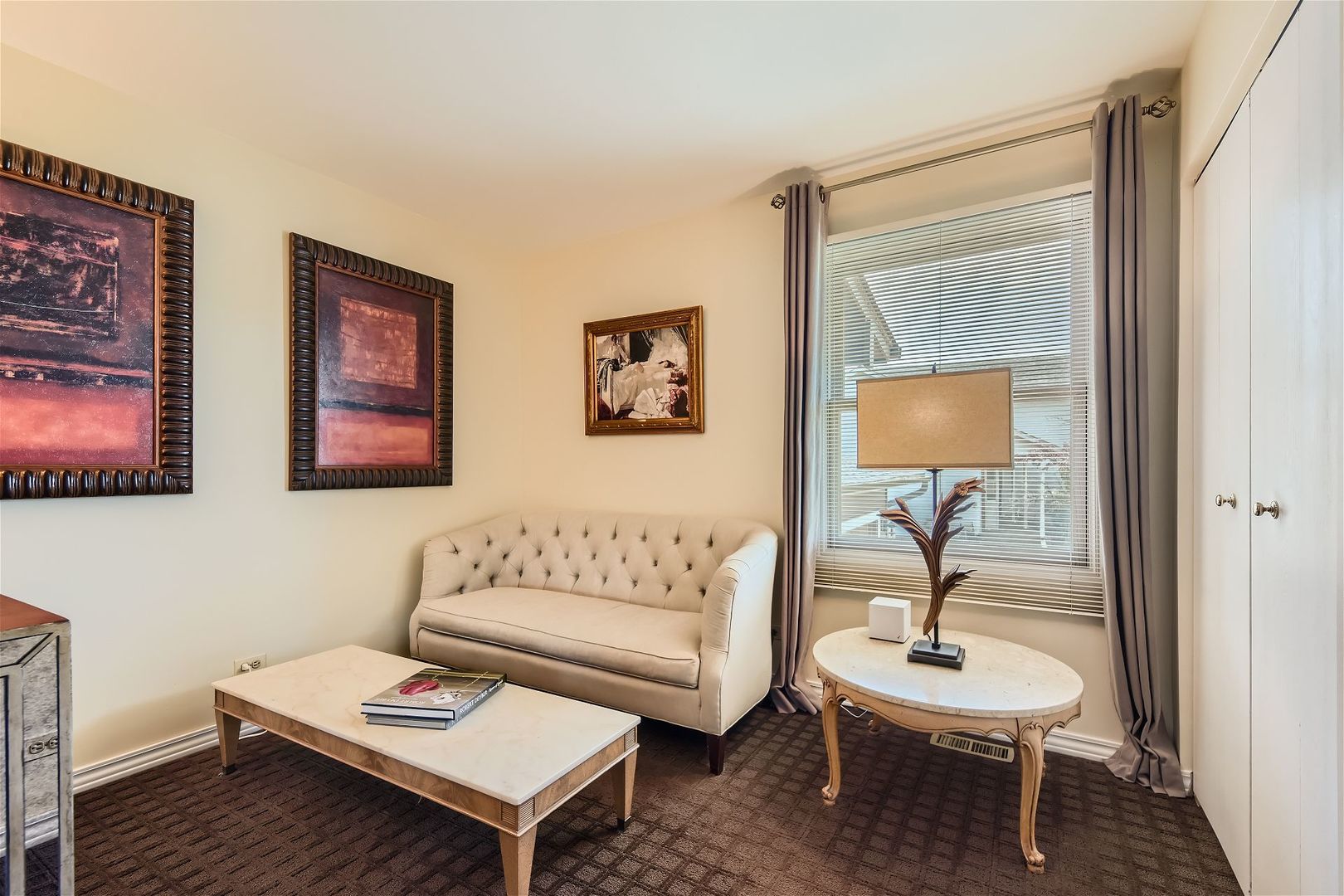 1365 Freeman Road Hoffman Estates, IL 60192 - Photo 17 of 49 a living room with furniture and a wooden floor