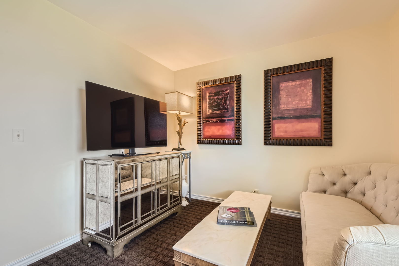 1365 Freeman Road Hoffman Estates, IL 60192 - Photo 18 of 49 a living room with furniture and a flat screen tv