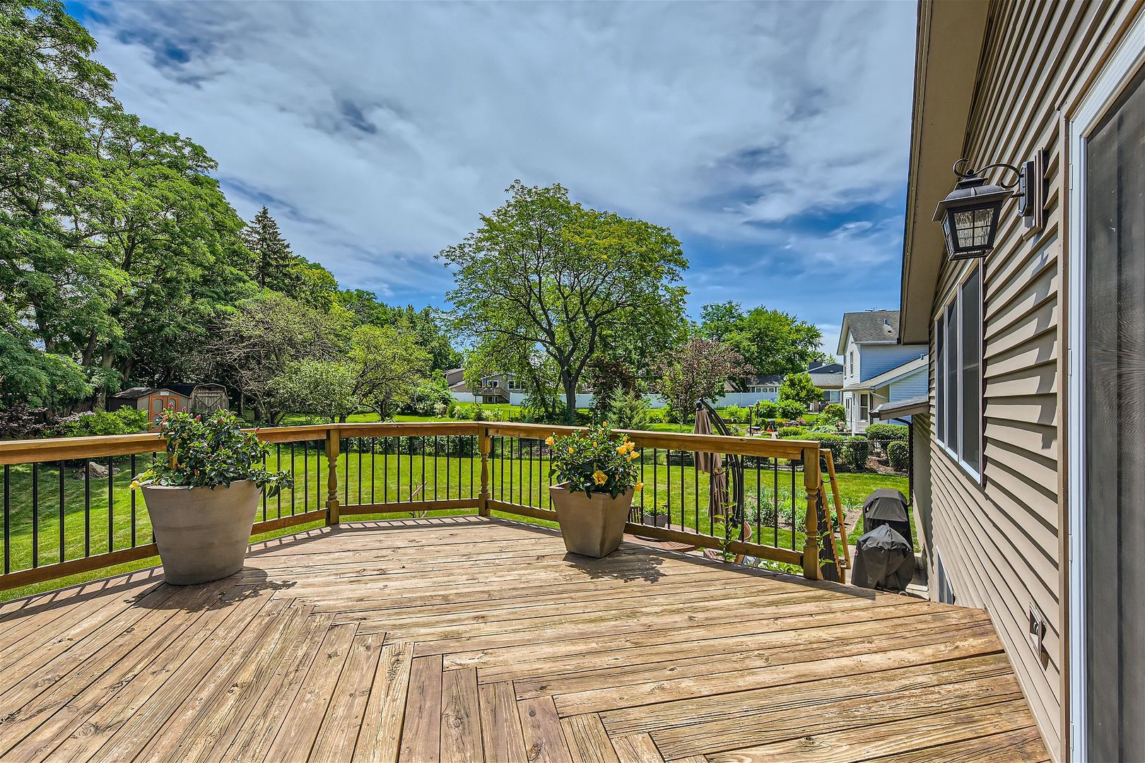 1365 Freeman Road Hoffman Estates, IL 60192 - Photo 30 of 49 a view of a two chairs on the roof deck