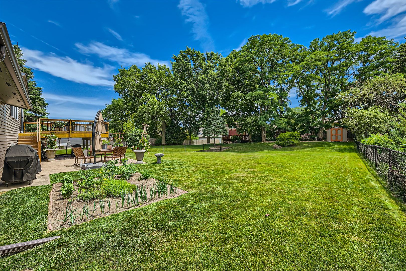 1365 Freeman Road Hoffman Estates, IL 60192 - Photo 33 of 49 a view of yard with green space