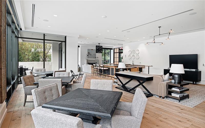 2520 Peachtree Road Northwest, Unit 403 Atlanta, GA 30305 - Photo 47 of 52 a living room with furniture and a wooden floor