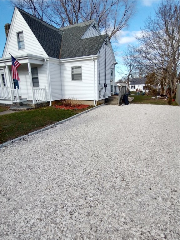 93 Maple Avenue Middletown, RI 02842 - Photo 2 of 29 Clam shell driveway
