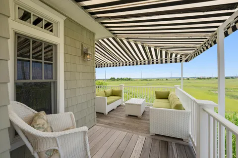 a view of outdoor space with seating space