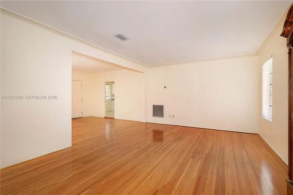 wooden floor in an empty room