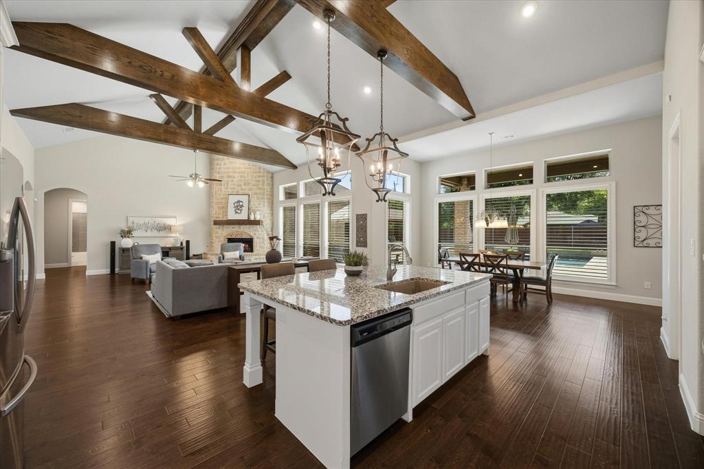 406 Prairie View Road Rockwall, TX 75087 - Photo 16 of 38 Dream kitchen opens onto family and dining area!
