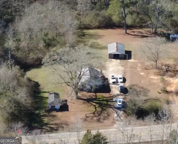 a view of a forest with a forest