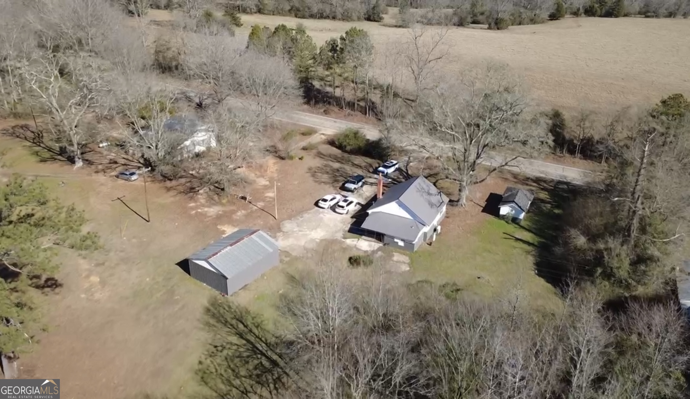 2936 Whitesville Road LaGrange, GA 30240 - Photo 38 of 42 an aerial view of a house with a yard