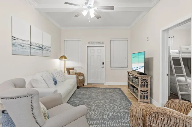 a living room with a couch