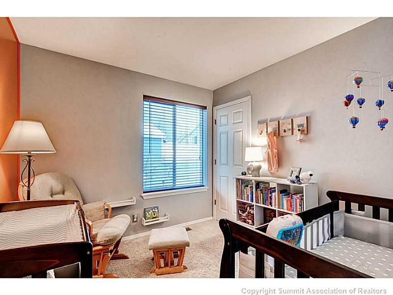820 Alpine Road Dillon, CO 80435 - Photo 20 of 25 a bedroom with furniture and a book shelf