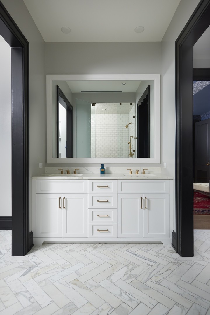 1109 West Washington Boulevard, Unit 5D Chicago, IL 60607 - Photo 15 of 21 a bathroom with a sink vanity and mirror