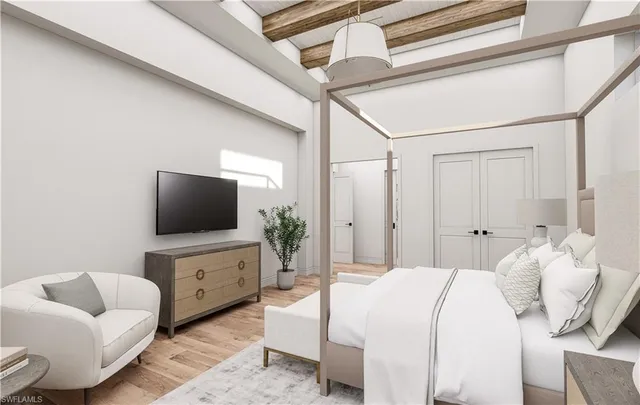 a view of an empty room