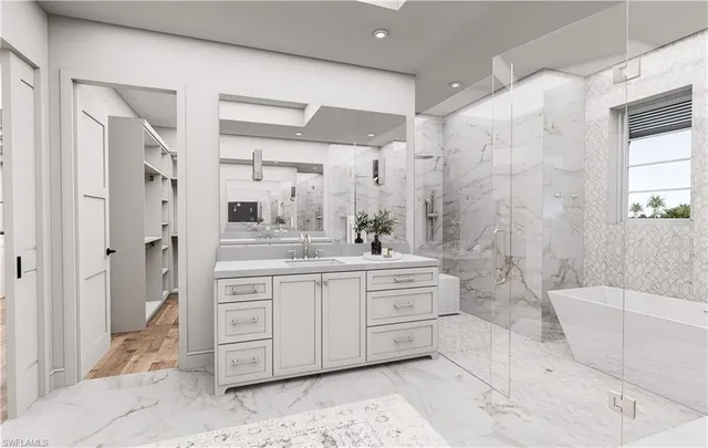 a room with gym equipment and large window