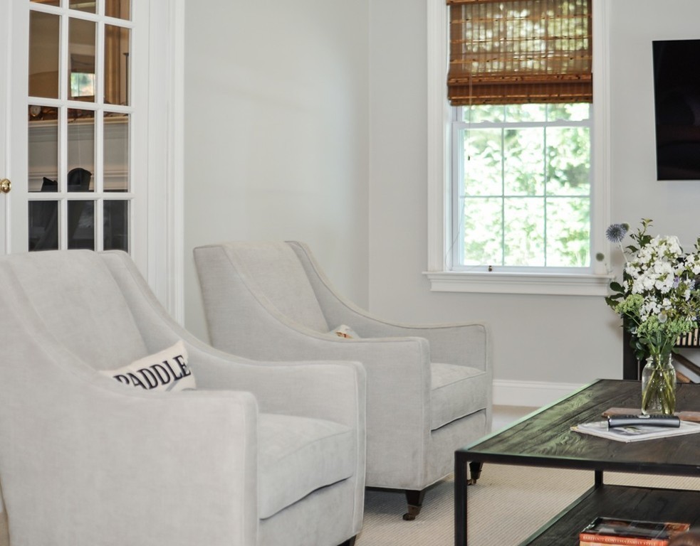 120 Colonial Ridge Drive Boxborough, MA 01719 - Photo 9 of 28 a living room with furniture and a flat screen tv