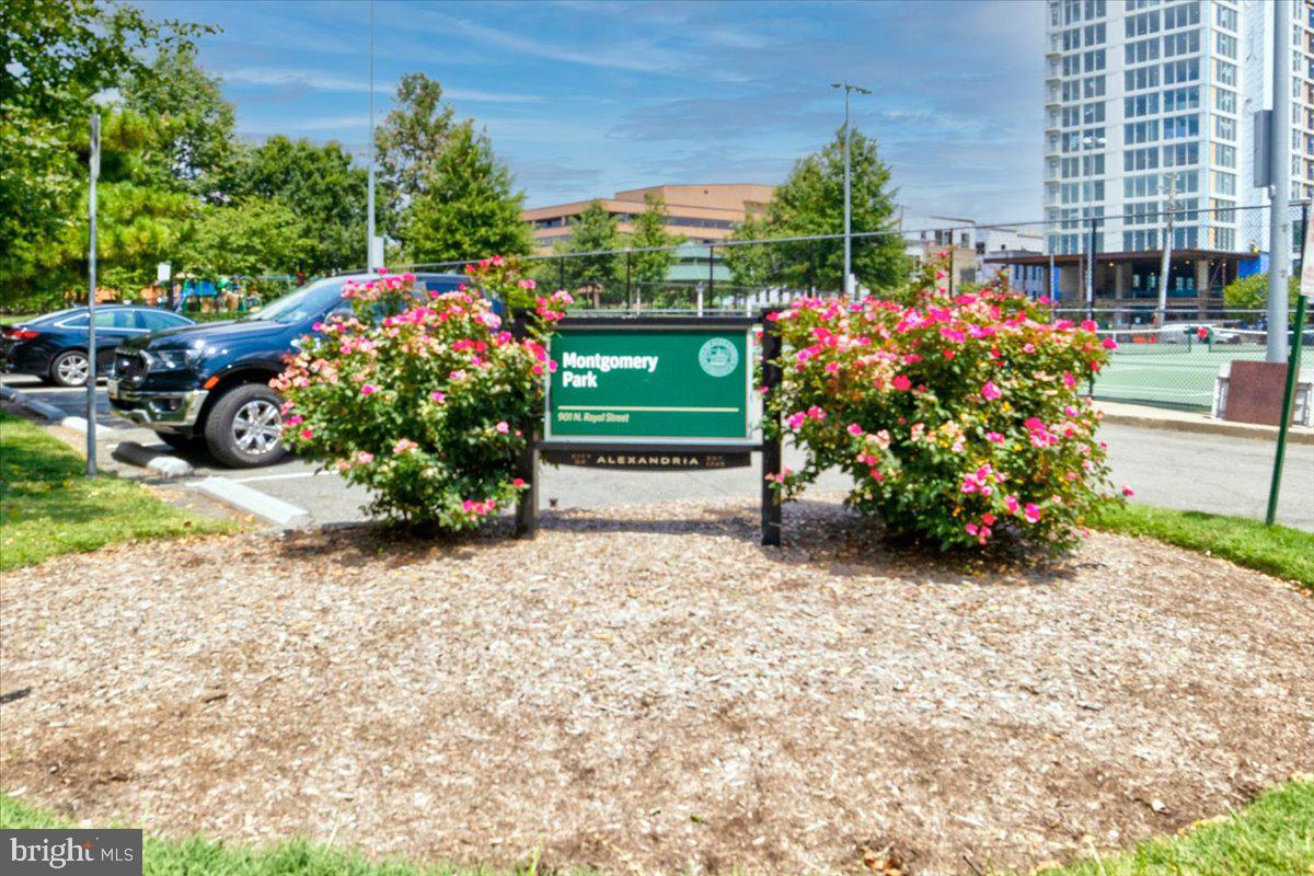 1023 North Royal Street, Unit 208 Alexandria, VA 22314 - Photo 22 of 29 a front view of a house with lots of green space