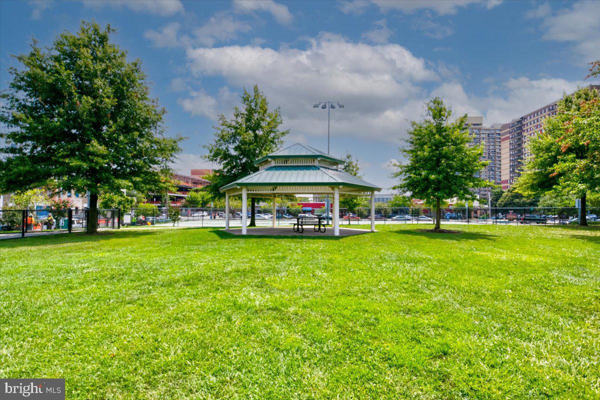 1023 North Royal Street, Unit 208 Alexandria, VA 22314 - Photo 26 of 29 a front view of house with yard and outdoor seating
