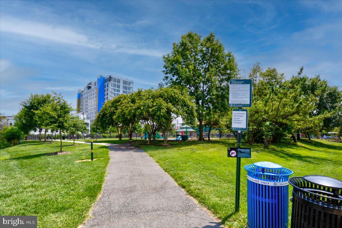 1023 North Royal Street, Unit 208 Alexandria, VA 22314 - Photo 27 of 29 a view of a park with plants and trees