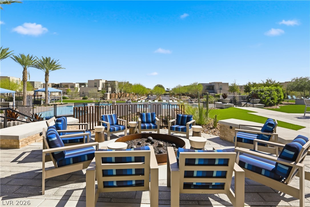 4159 Solace Street, Unit 2 Las Vegas, NV 89135 - Photo 57 of 71 Firepit in the Outlook Club
