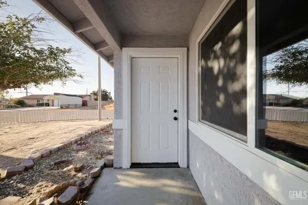 a view of a porch